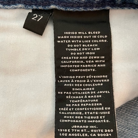 J BRAND PAINTED DENIM SHORTS (27) - Picture 5 of 6